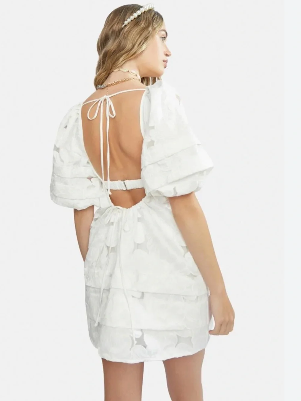 For Love & Lemons Evelyn babydoll mini dress - Picture 4 of 10